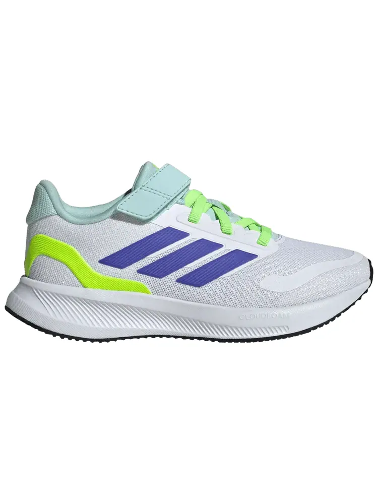 Кроссовки adidas Runfalcon 5 C 'White Blue Lucid Lemon' — изображение 1 из 1, белый