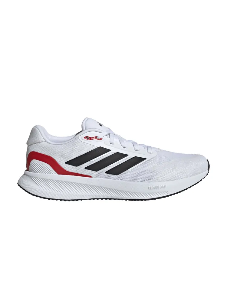 Кроссовки adidas Runfalcon 5 'White Black Scarlet' — изображение 1 из 1, белый/черный