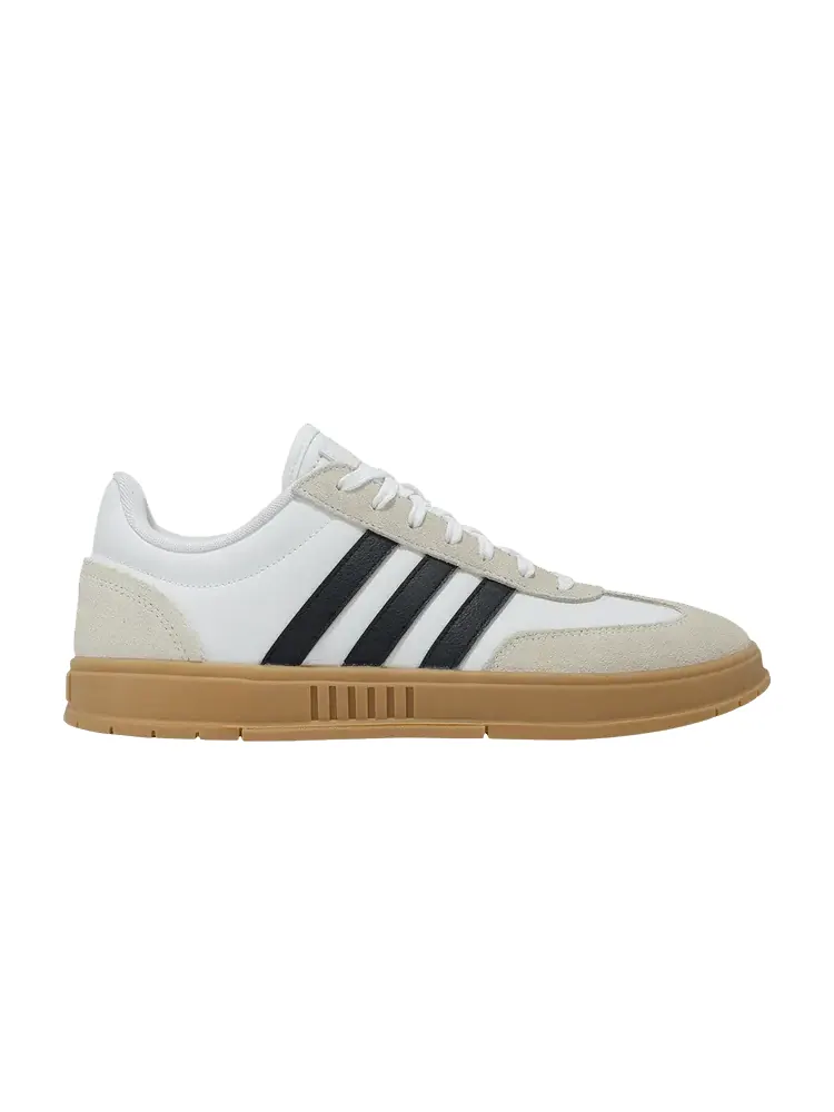 Кроссовки adidas Gradas 'White Black Gum' — изображение 1 из 1, белый/черный/золотистый