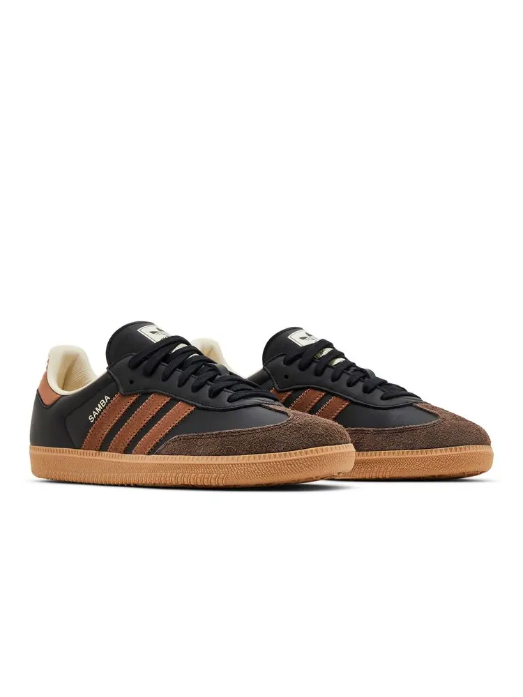 Кроссовки Samba OG 'Black Preloved Brown' — изображение 8 из 8, черный коричневый