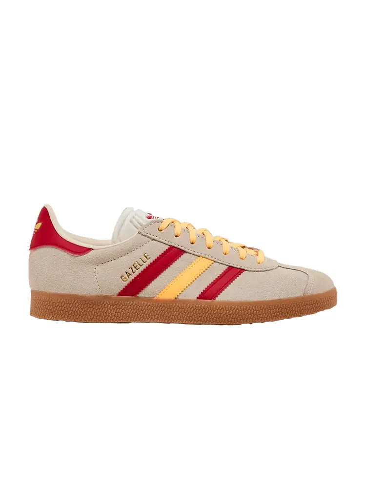 Кроссовки adidas Wmns Gazelle 'White Spark Scarlet' — изображение 1 из 9, белый