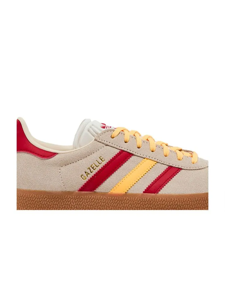 Кроссовки adidas Wmns Gazelle 'White Spark Scarlet' — изображение 3 из 9, белый