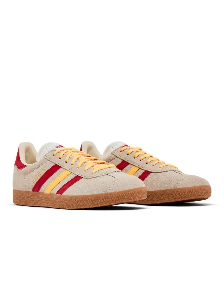 Кроссовки adidas Wmns Gazelle 'White Spark Scarlet' — изображение 9 из 9, белый