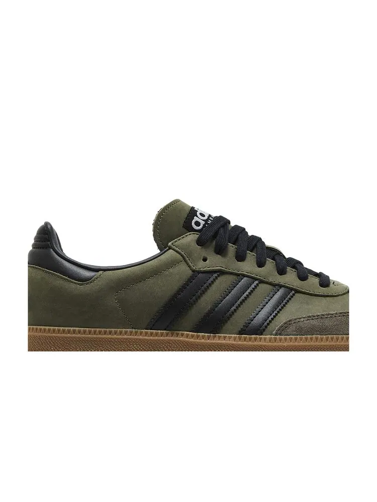 Кроссовки Samba OG 'Base Green Black' — изображение 2 из 8, зеленый черный