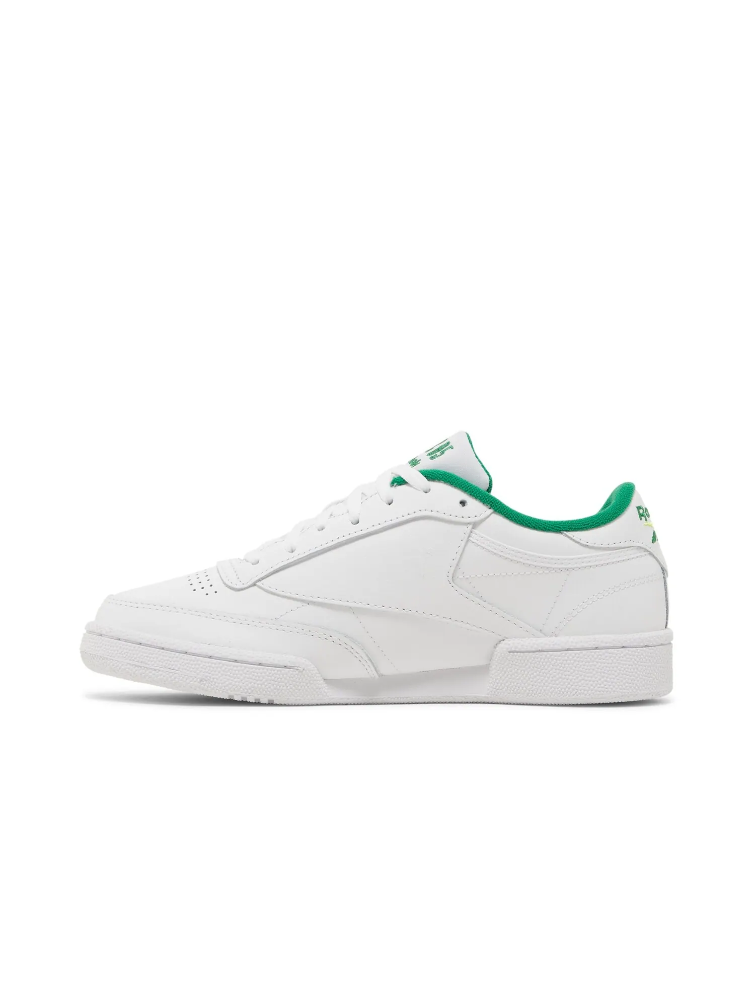 Кроссовки Club C 85 Reebok — изображение 3 из 8, белый/зеленый/желтый
