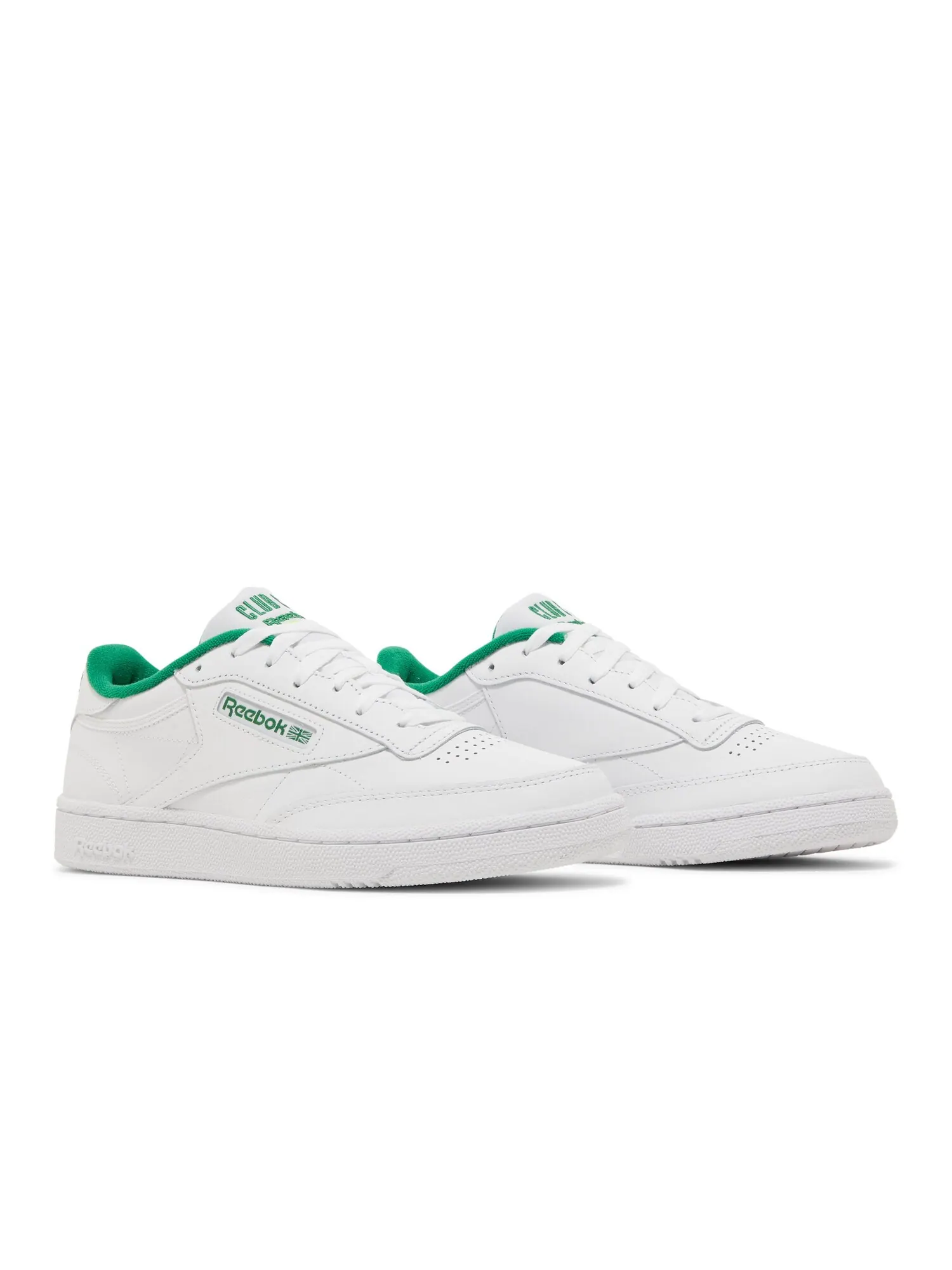 Кроссовки Club C 85 Reebok — изображение 8 из 8, белый/зеленый/желтый