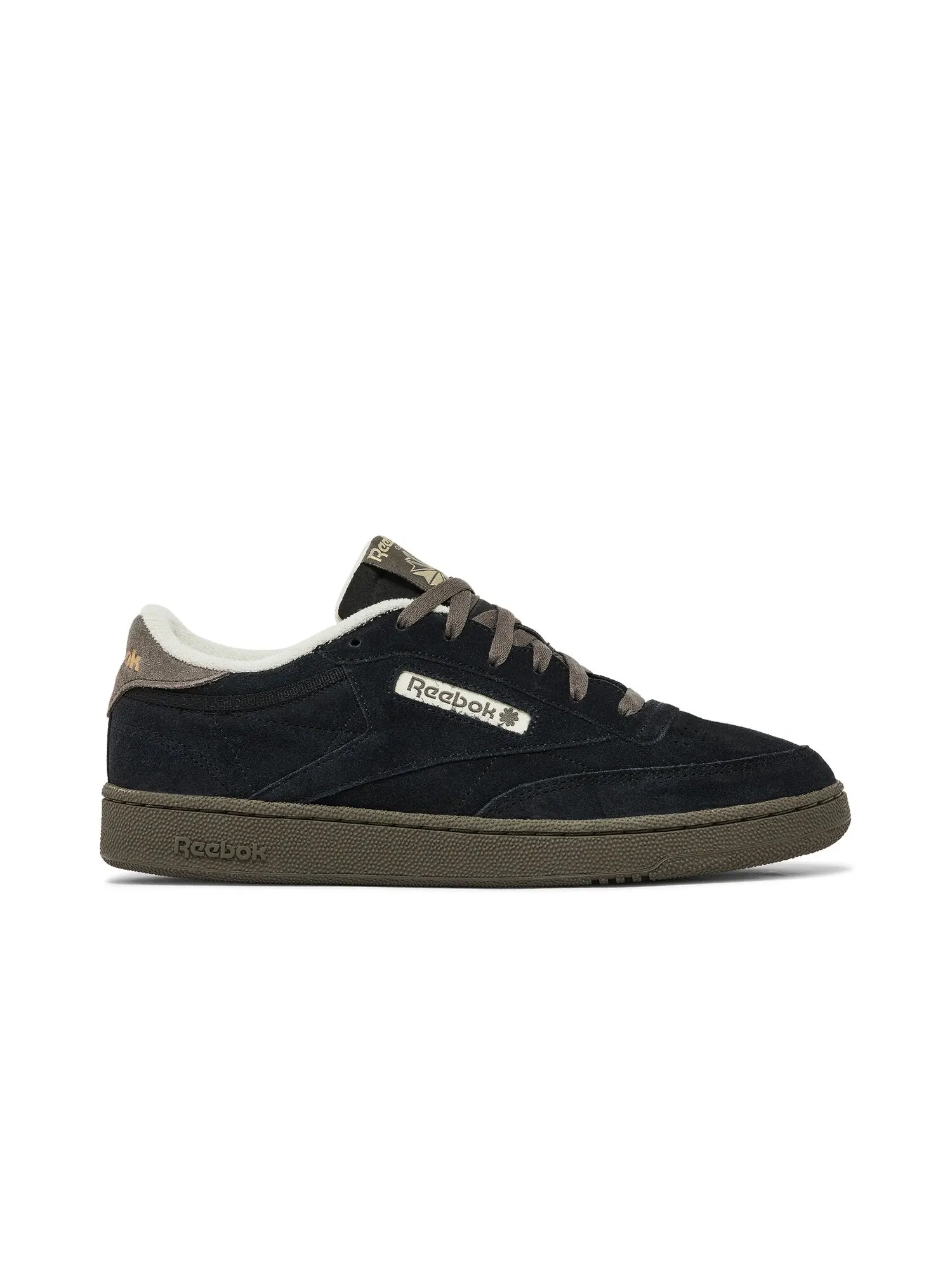 Кроссовки END. x Club C 85 Reebok — изображение 1 из 8, черный//бледный желтый
