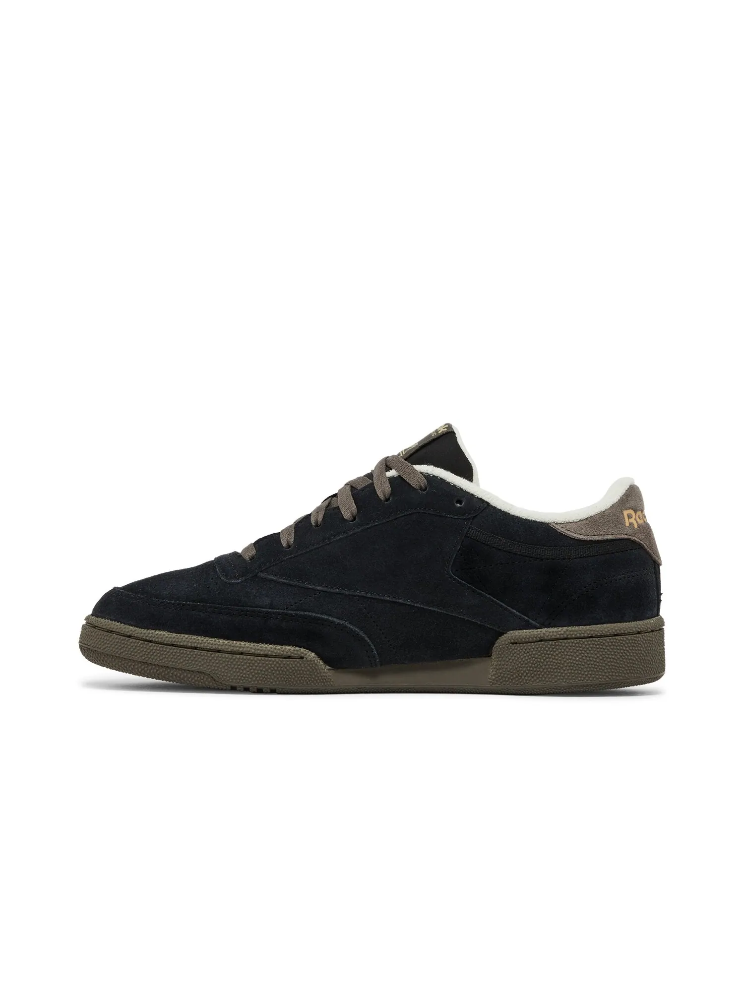 Кроссовки END. x Club C 85 Reebok — изображение 3 из 8, черный//бледный желтый