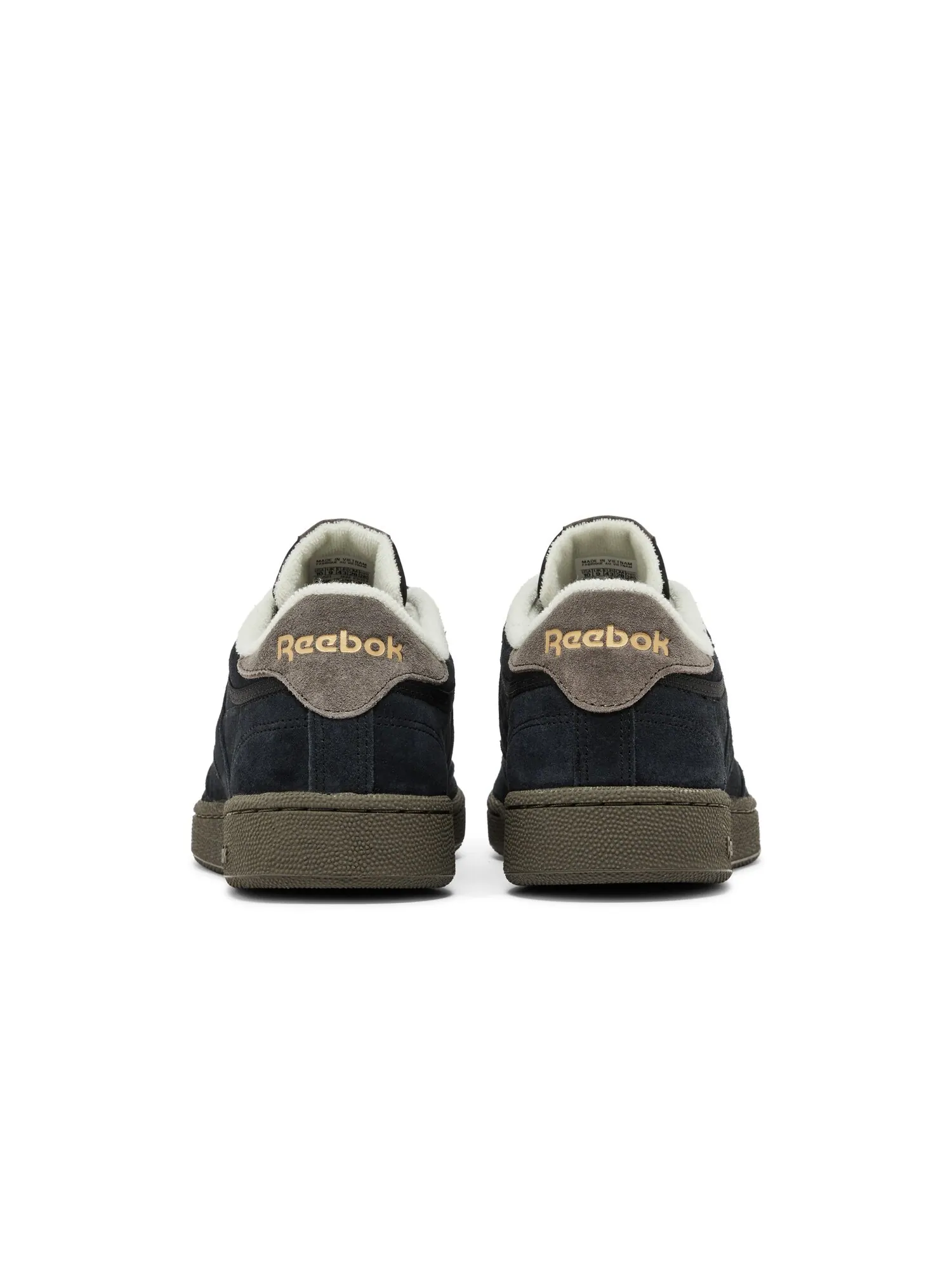 Кроссовки END. x Club C 85 Reebok — изображение 6 из 8, черный//бледный желтый