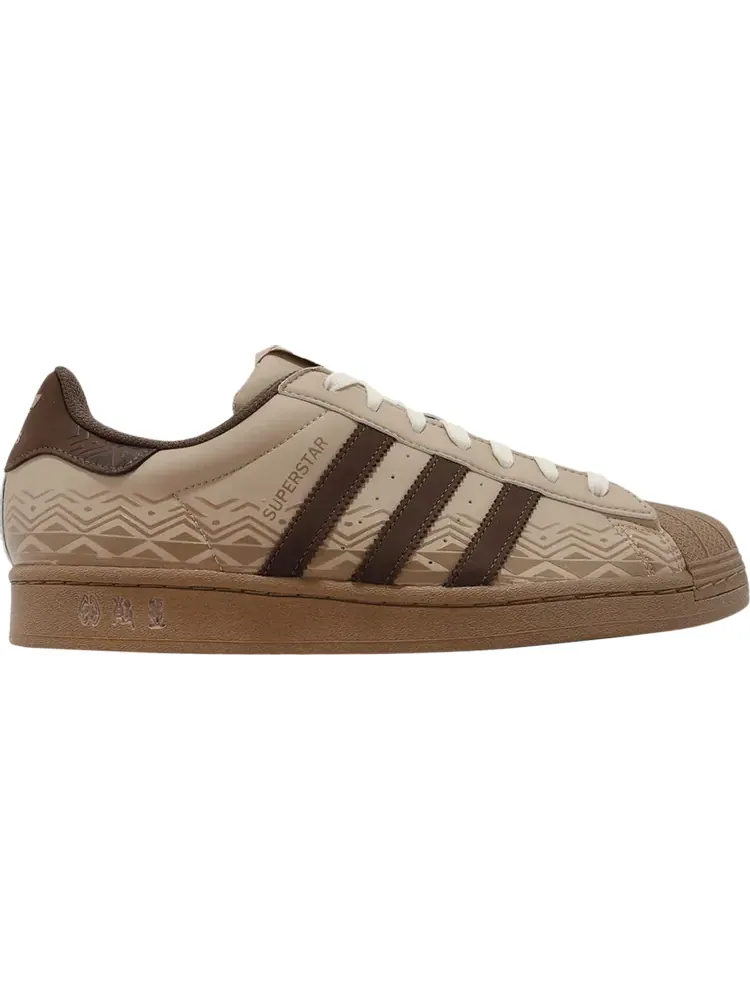 Кроссовки Superstar 'Magic Beige Tribal' — изображение 1 из 1, бежевый