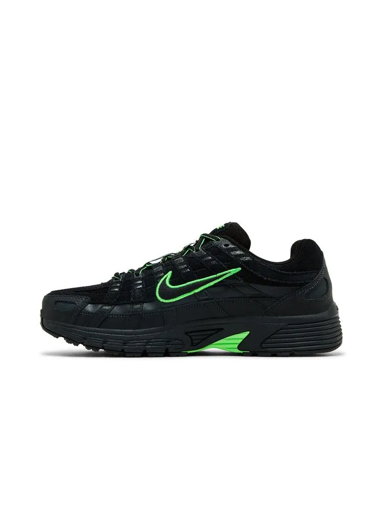 Кроссовки Nike P-6000 Premium 'Black Impact Green' — изображение 4 из 9, черный/зеленый