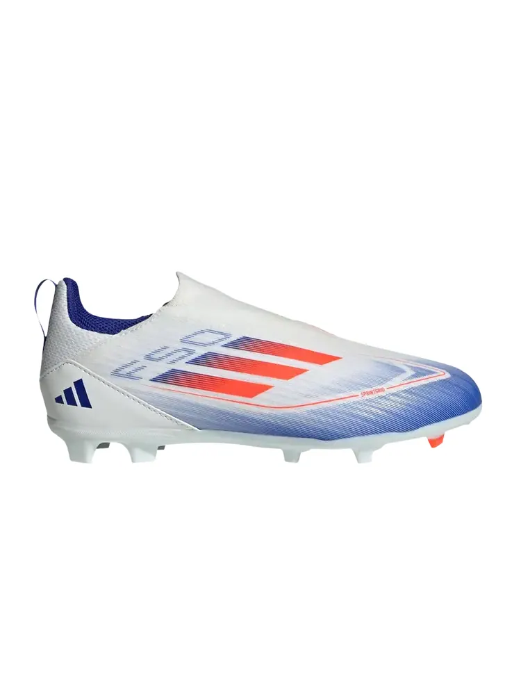 Кроссовки Adidas Adizero F50 League Laceless MG J — изображение 1 из 1, белый