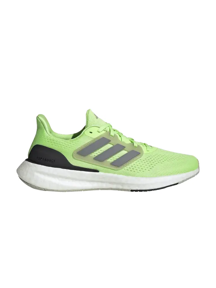 Кроссовки adidas PureBoost 23 'Green Spark' — изображение 1 из 1, зеленый/металлик/серый