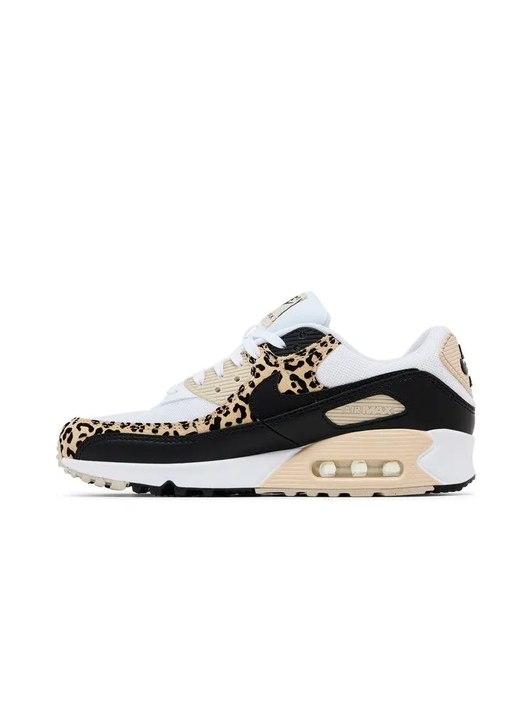 Кроссовки Nike Wmns Air Max 90 'Leopard' — изображение 4 из 9, белый/черный