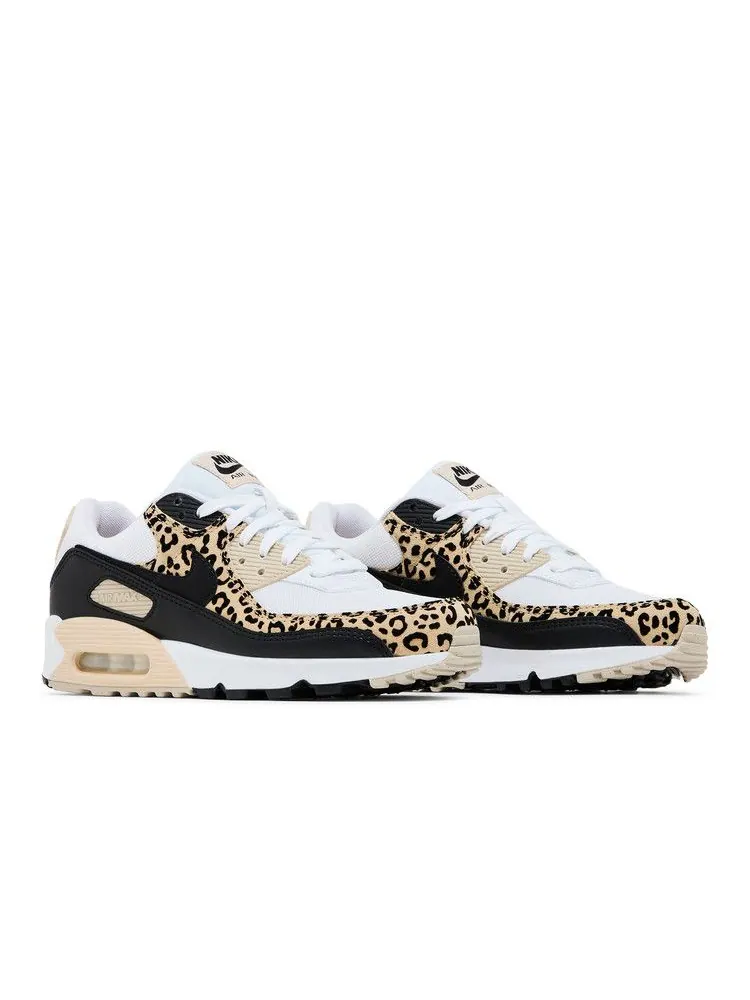 Кроссовки Nike Wmns Air Max 90 'Leopard' — изображение 9 из 9, белый/черный