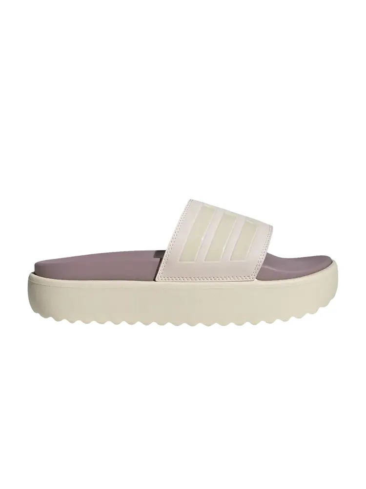 Кроссовки Adidas Wmns Adilette Platform Slide — изображение 1 из 1, бежевый