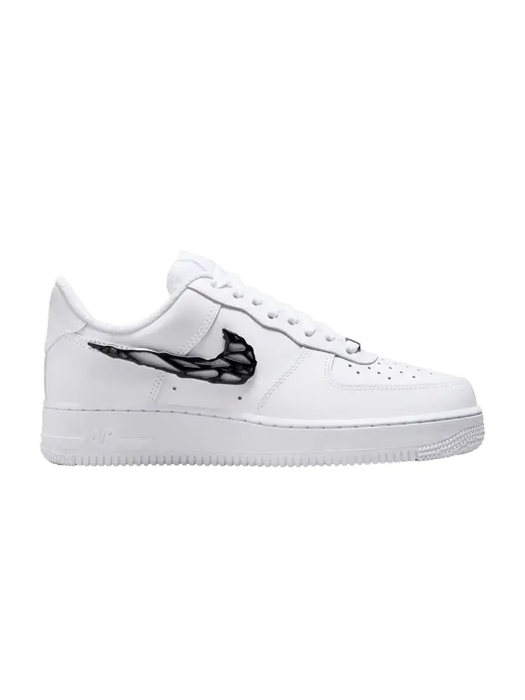 Кроссовки Nike Wmns Air Force 1 '07 LX 'Molten Metal Swoosh Pack - Black' — изображение 1 из 1, белый/черный