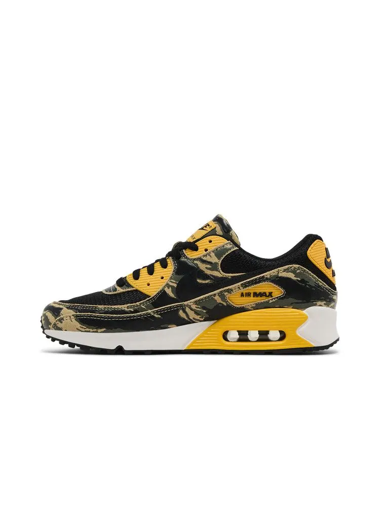 Кроссовки Nike Air Max 90 Premium 'Camo Pack - University Gold' — изображение 4 из 9