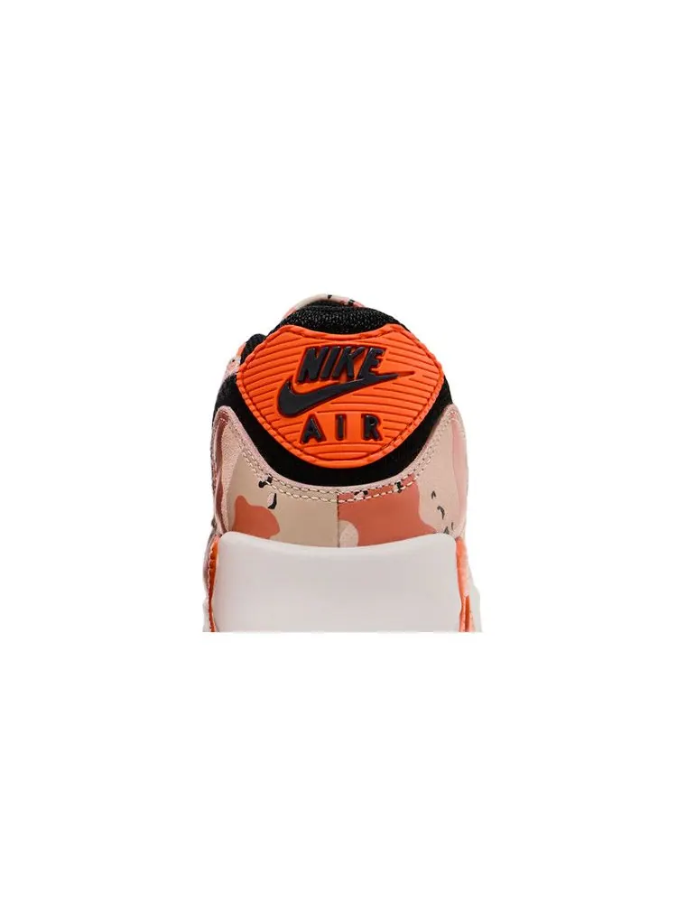 Кроссовки Nike Air Max 90 Premium Camo Pack Bio Beige / Safety Orange — изображение 8 из 10, оранжевые