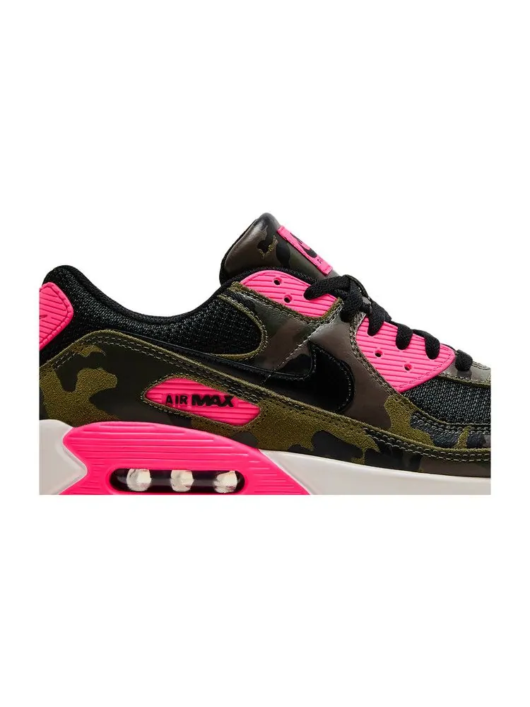 Кроссовки Nike Air Max 90 Premium 'Camo Pack - Sequoia Hyper Pink' — изображение 3 из 9