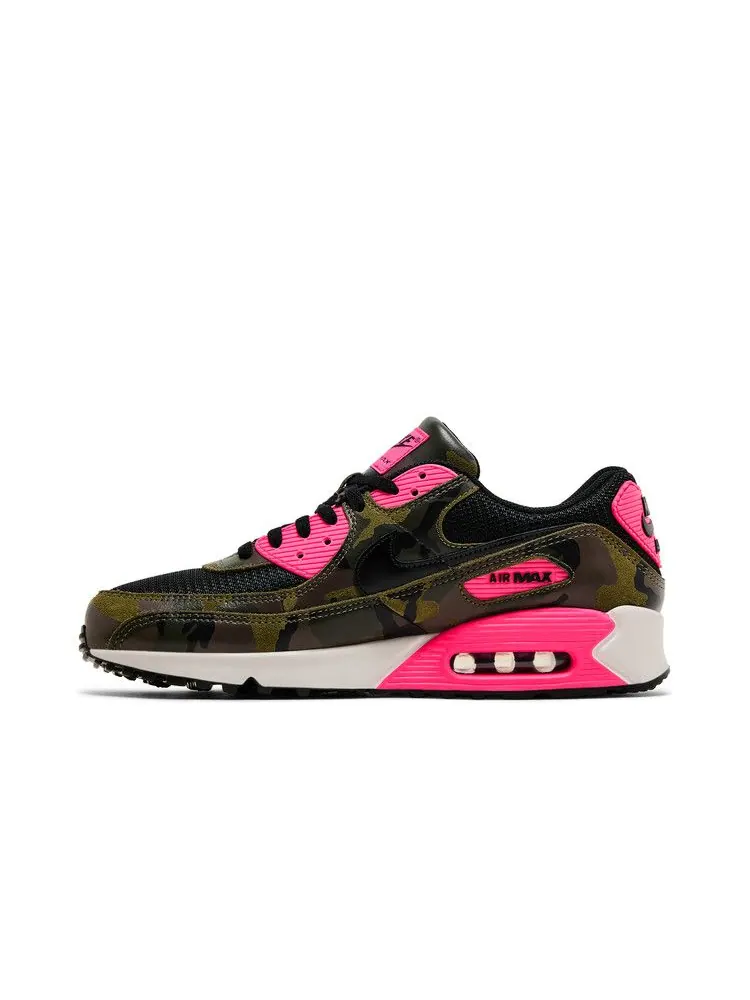 Кроссовки Nike Air Max 90 Premium 'Camo Pack - Sequoia Hyper Pink' — изображение 4 из 9