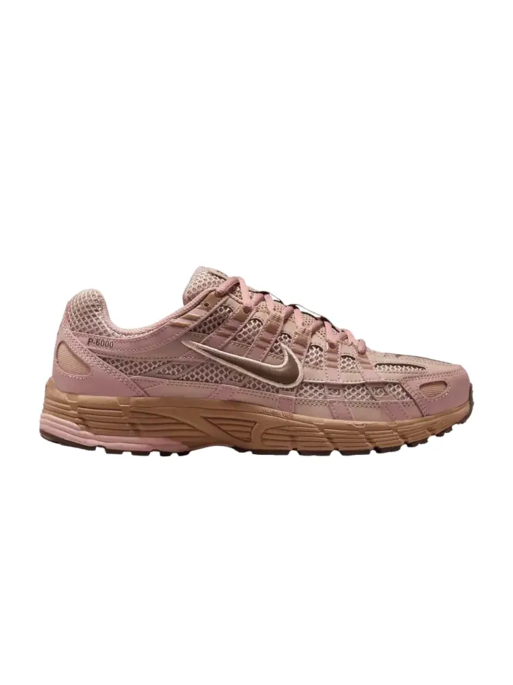 Кроссовки Nike Wmns P-6000 SE 'Fossil Stone' — изображение 1 из 1, розовый