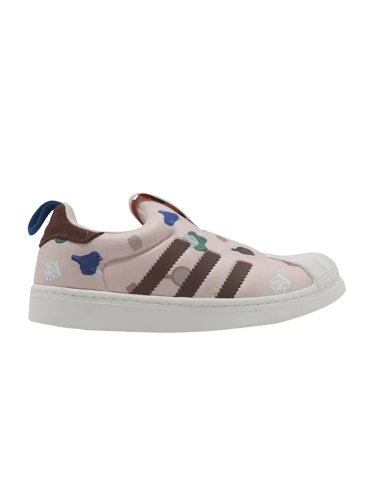 Кроссовки adidas LEGO x Superstar 360 C 'Allover Print - Wonder Quartz' — изображение 1 из 1, синий