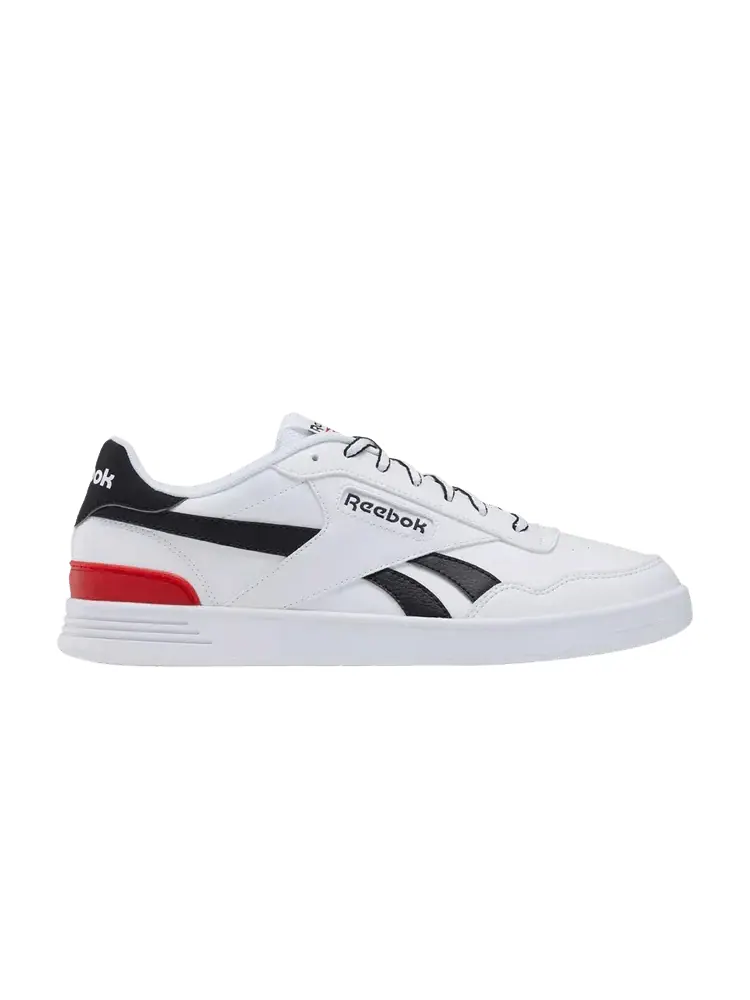 Кроссовки Reebok Court Advance Clip 'White Black Vector Red' — изображение 1 из 1, белый/черный/красный