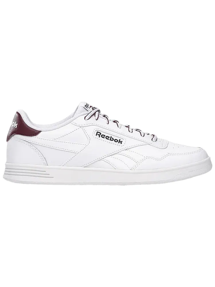 Кроссовки Reebok Court Advance 'White Classic Maroon' — изображение 1 из 1, белый классический