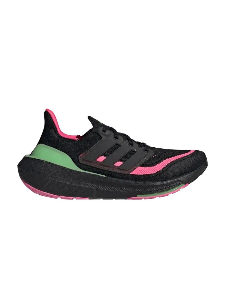 Кроссовки adidas Wmns UltraBoost Light 'Black Lucid Lime Pink' — изображение 1 из 1, черный/черный