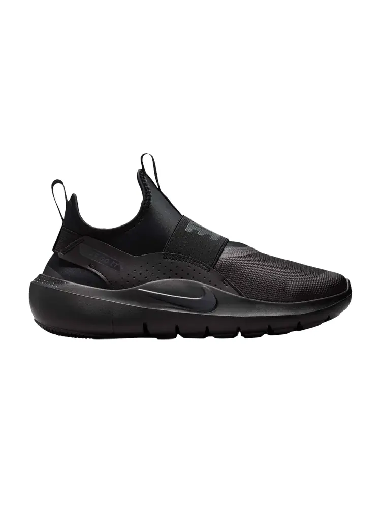 Кроссовки Nike Flex Runner 4 GS 'Black Anthracite' — изображение 1 из 1, черный//черный