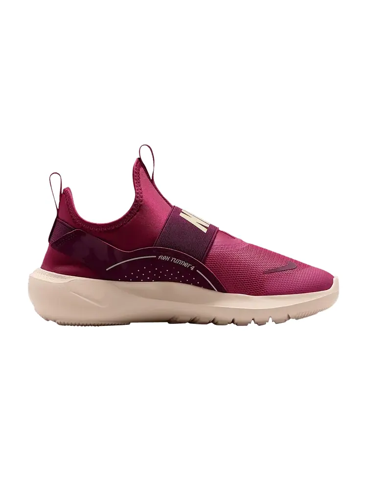 Кроссовки Nike Flex Runner 4 GS 'Bordeaux Guava Ice' — изображение 1 из 1, красный