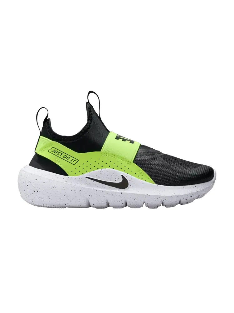 Кроссовки Nike Flex Runner 4 PS 'Black Volt' — изображение 1 из 1, черный//белый/черный