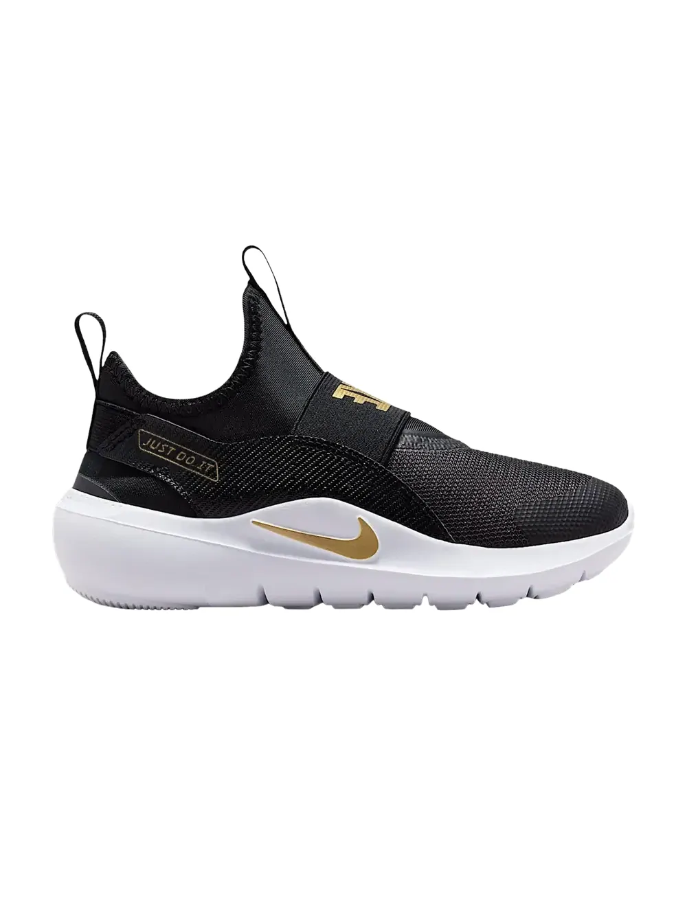 Кроссовки Nike Flex Runner 4 PS — изображение 1 из 1, черный/белый