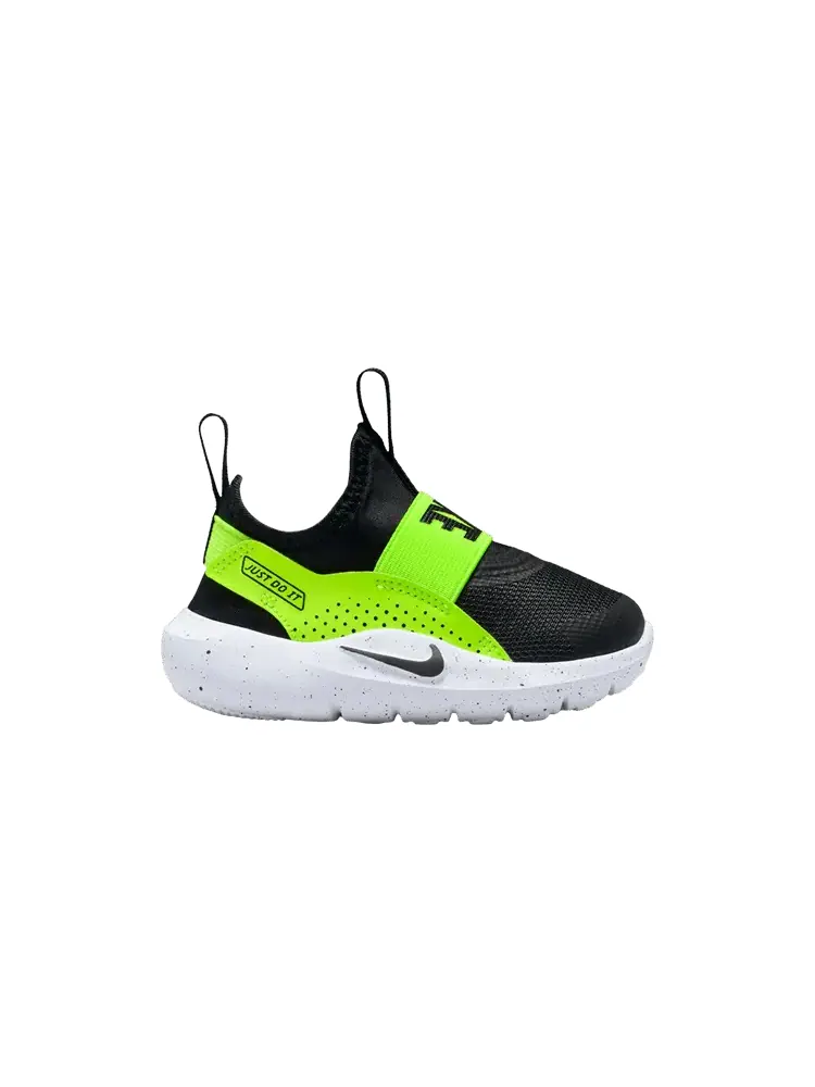 Кроссовки Nike Flex Runner 4 TD 'Black Volt' — изображение 1 из 1, черный//белый/черный
