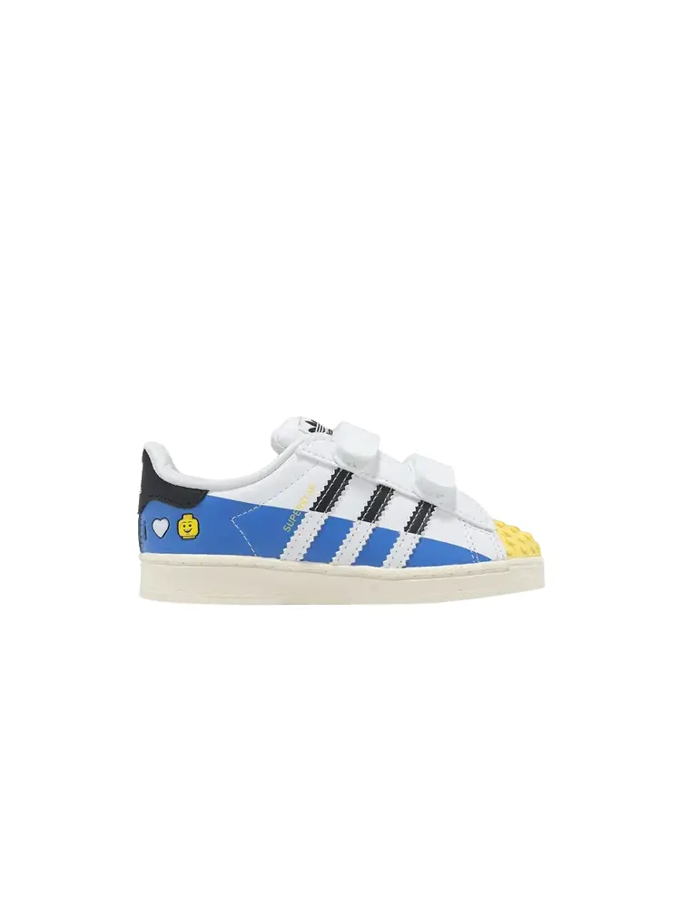 Кроссовки LEGO x Superstar CF I 'White Blue Yellow' — изображение 1 из 1, белый синий желтый