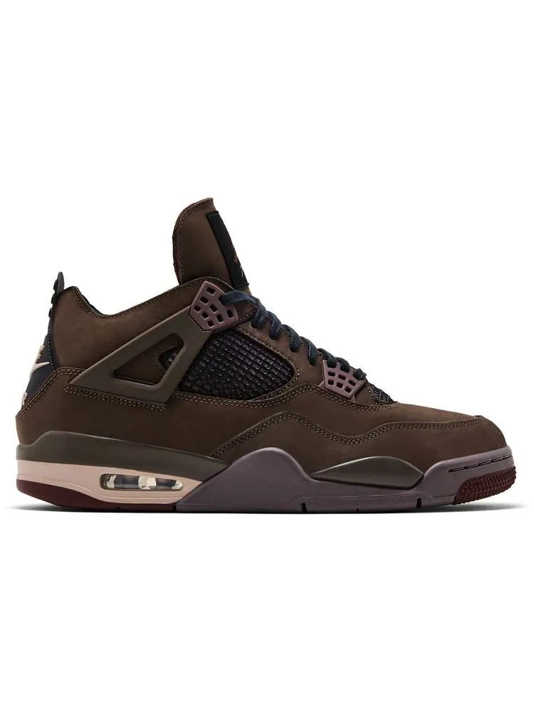 Кроссовки A Ma Maniere x Air Jordan 4 Retro «Темный мокко» — изображение 1 из 10, коричневый