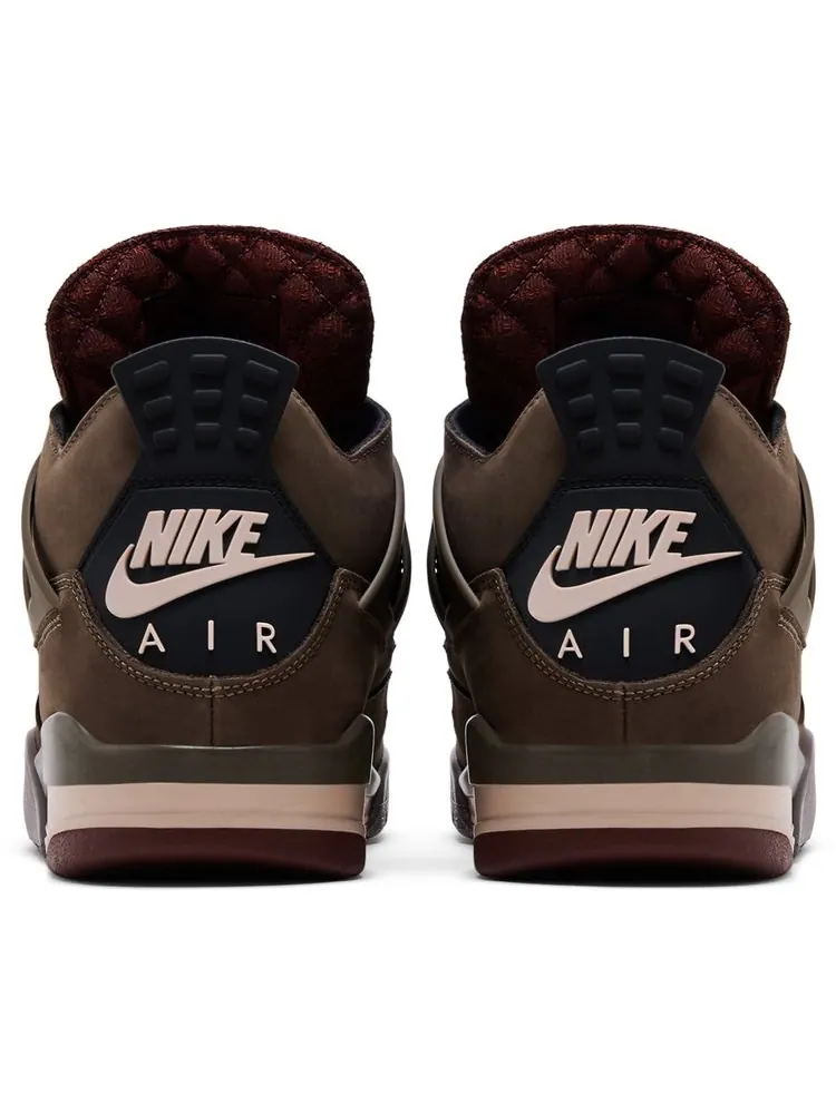 Кроссовки A Ma Maniere x Air Jordan 4 Retro «Темный мокко» — изображение 6 из 10, коричневый