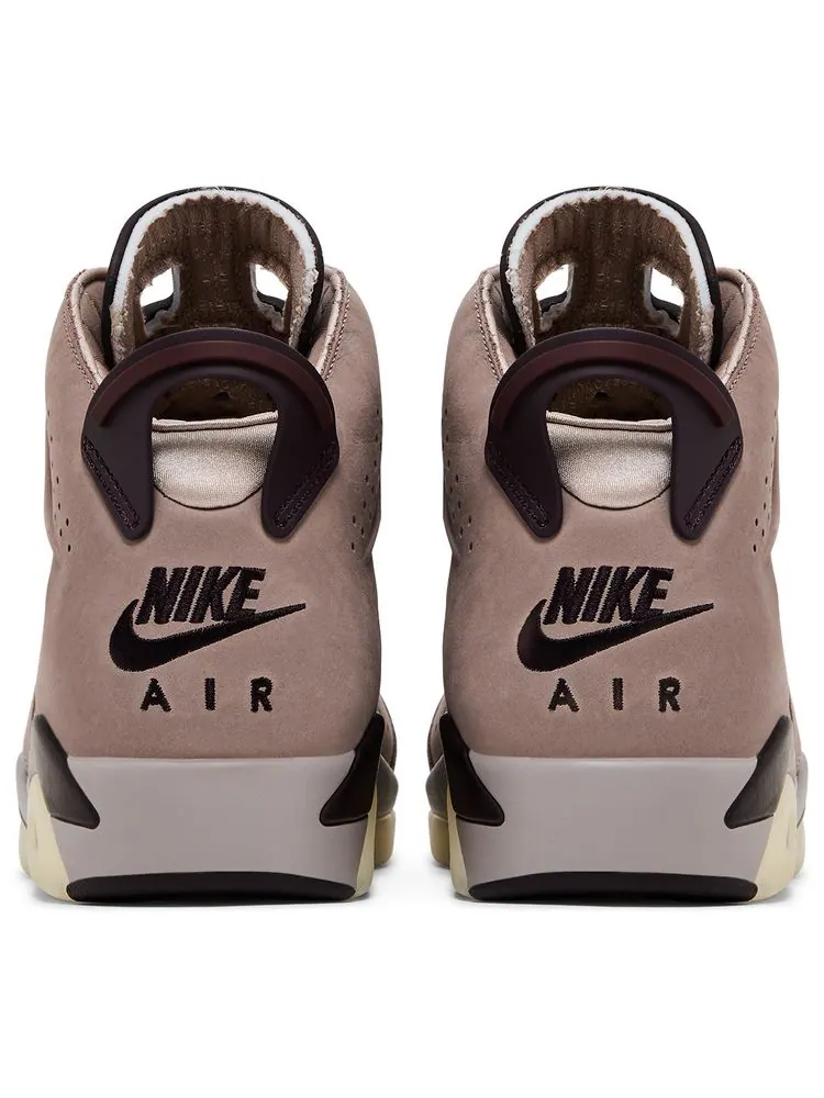 Кроссовки A Ma Maniére x Air Jordan 6 Retro «Smoky Mauve» — изображение 6 из 8, коричневый