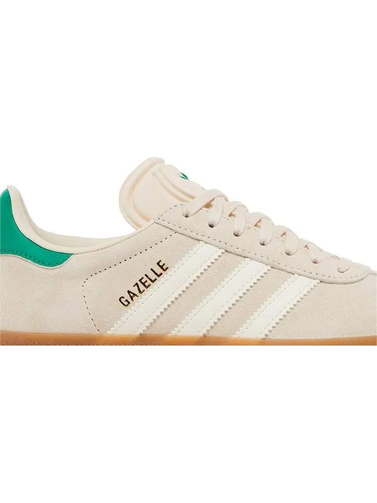Кроссовки Wmns Gazelle 'Wonder White Green' — изображение 2 из 4, бежевый