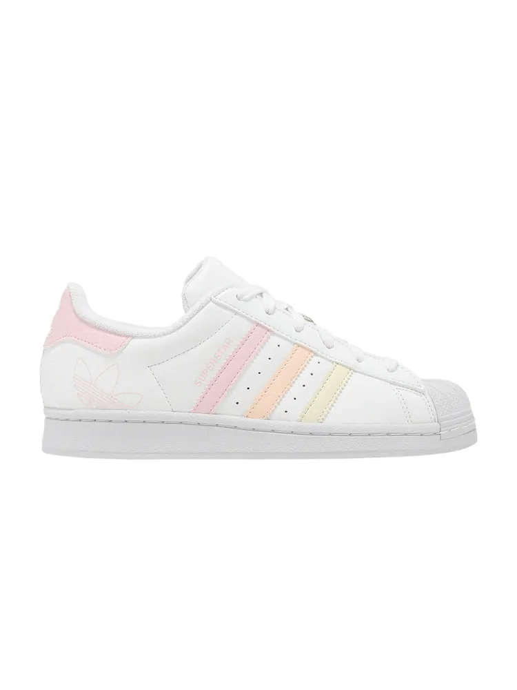 Кроссовки adidas Superstar J 'White Clear Pink' — изображение 1 из 1, белый/прозрачный розовый