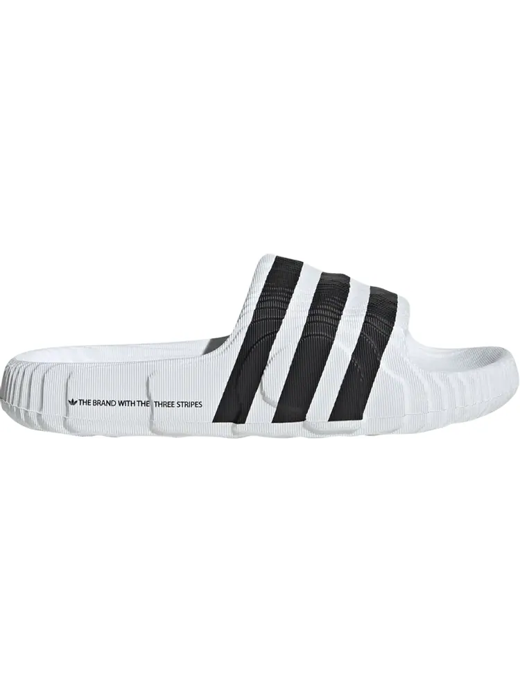 Кроссовки Adilette 22 Slide 'White Black' — изображение 1 из 1, белый