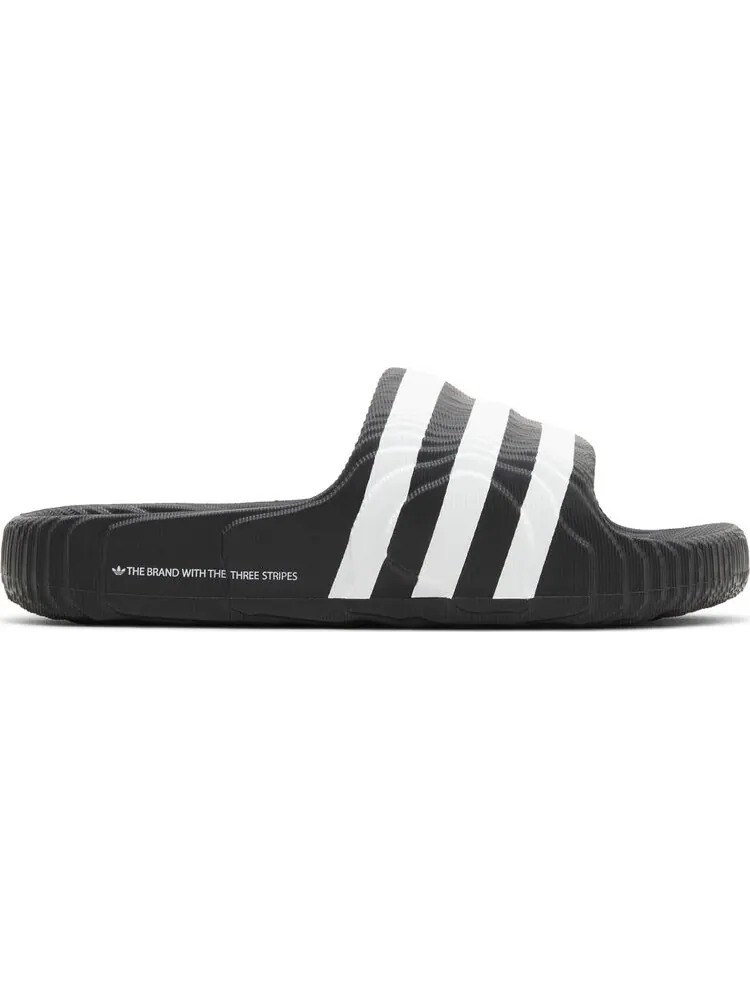 Кроссовки Adilette 22 Slide 'Black White' — изображение 1 из 4, черный