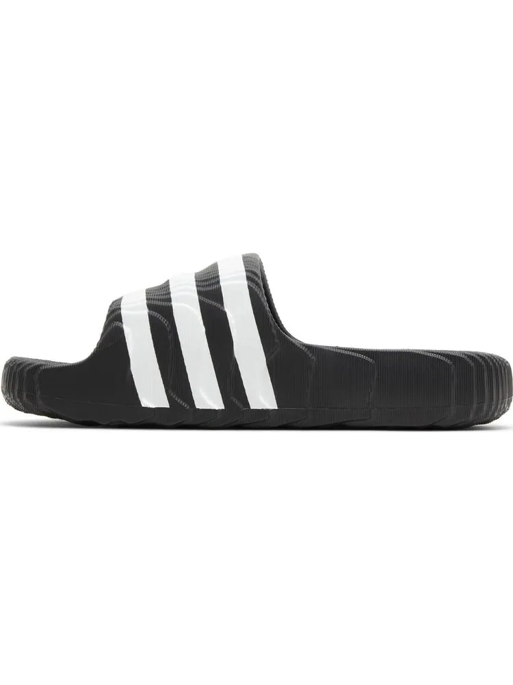 Кроссовки Adilette 22 Slide 'Black White' — изображение 3 из 4, черный