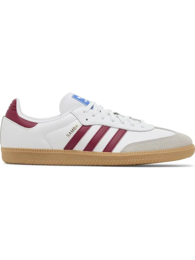 Кроссовки Samba OG 'White Burgundy Gum' — изображение 1 из 4, белый