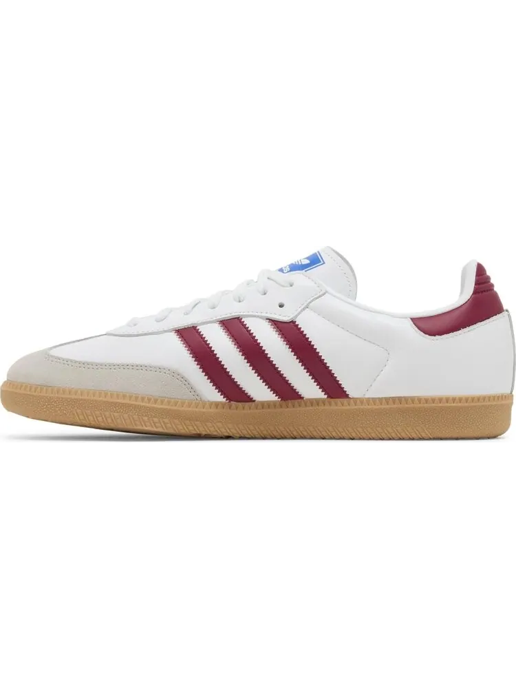 Кроссовки Samba OG 'White Burgundy Gum' — изображение 3 из 4, белый