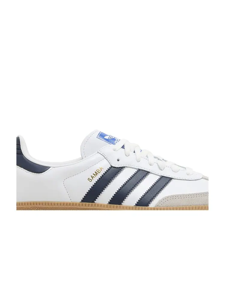 Кроссовки Samba OG 'White Night Indigo Gum' — изображение 2 из 8, белый индиго