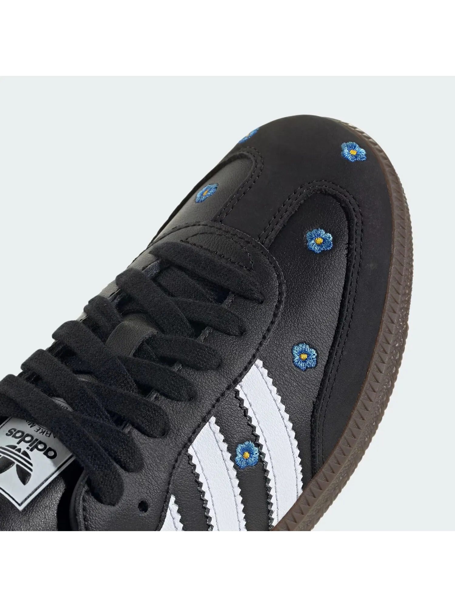 Кроссовки Adidas Samba OG 'Black Floral' — изображение 8 из 8, синий/черный/белый