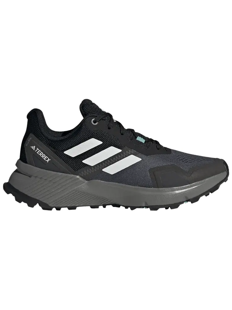 Кроссовки adidas Wmns Terrex Soulstride Trail 'Black Grey' — изображение 1 из 1, черный