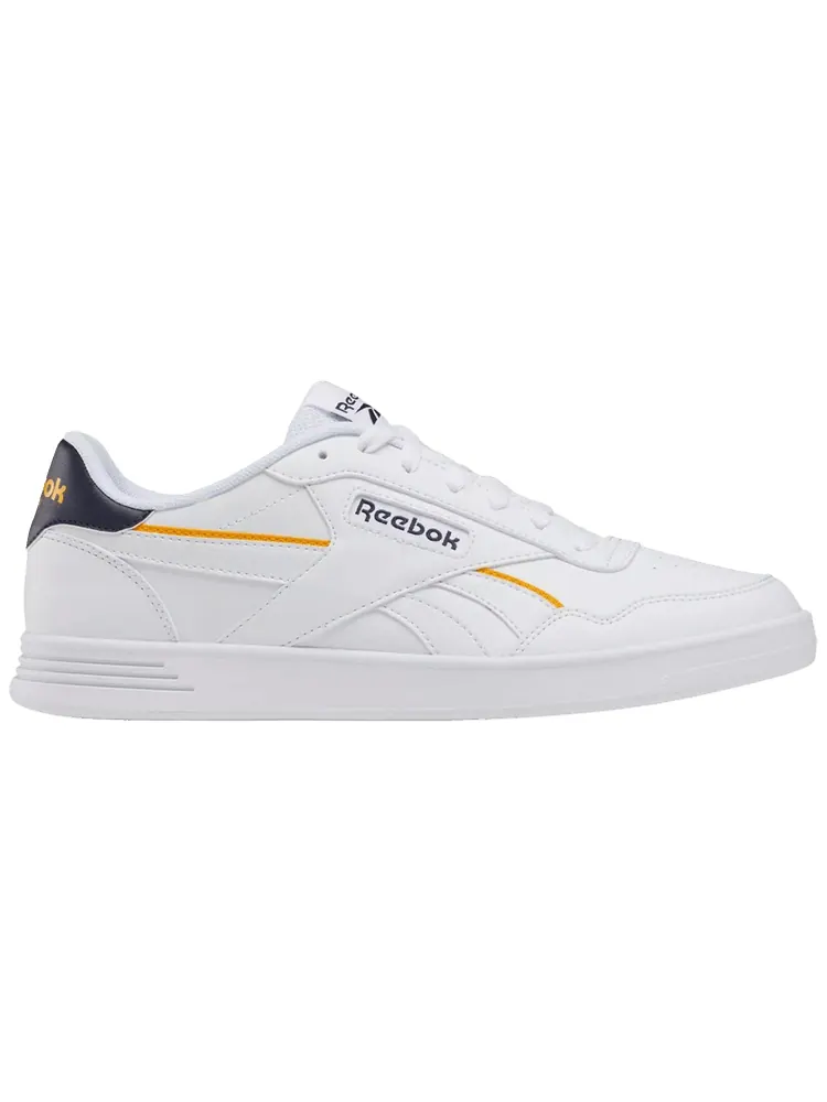 Кроссовки Reebok Court Advance Vegan 'White Vector Navy Gold' — изображение 1 из 1, белый